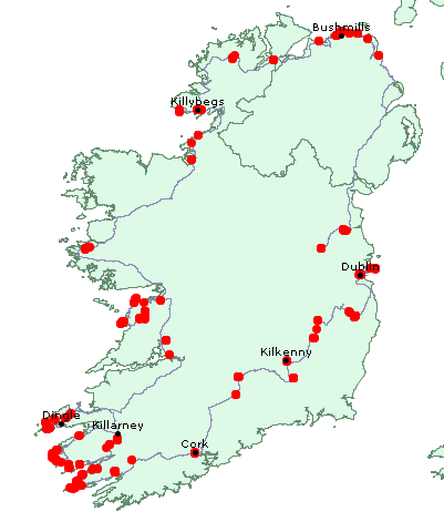 Irland Fotokarte