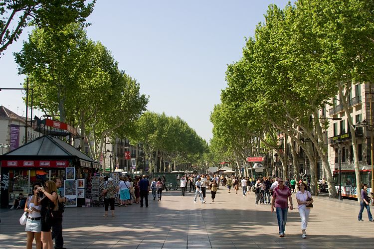 Las Ramblas (Barcelona - Tag 2)