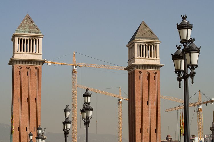 Plaza Espana bis Palacio de Montjuic (Barcelona - Tag 2)
