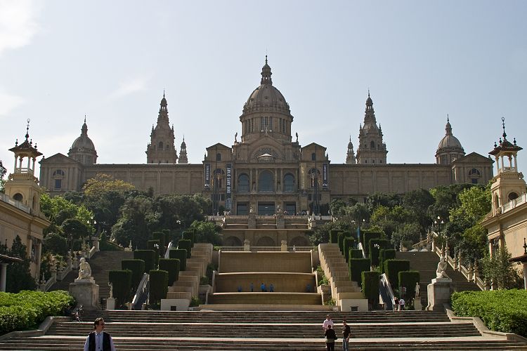 Plaza Espana bis Palacio de Montjuic (Barcelona - Tag 2)