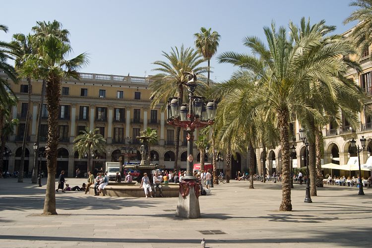 Plaza Real (Barcelona - Tag 2)