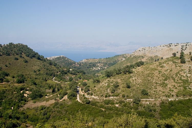 Bei Eriva (Korfu - Fahrt zum Pantokrator)