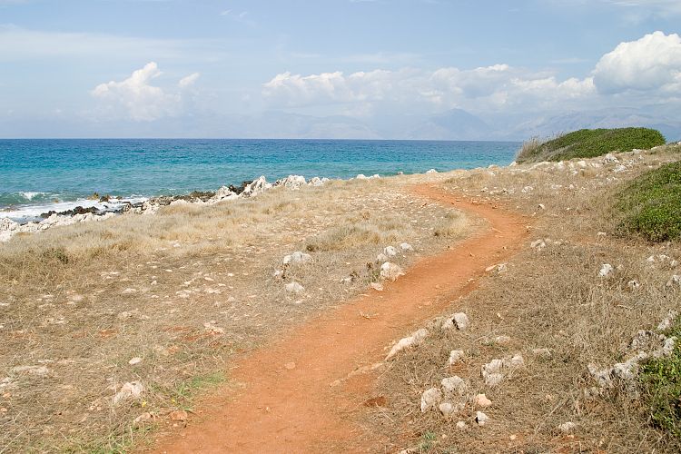 Halbinsel Agios Spiridon (Korfu - Strandwanderung)
