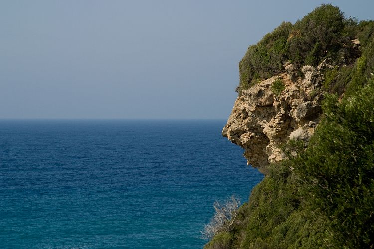 Mirtiotissa Strand und Kloster (Korfu - Sden)