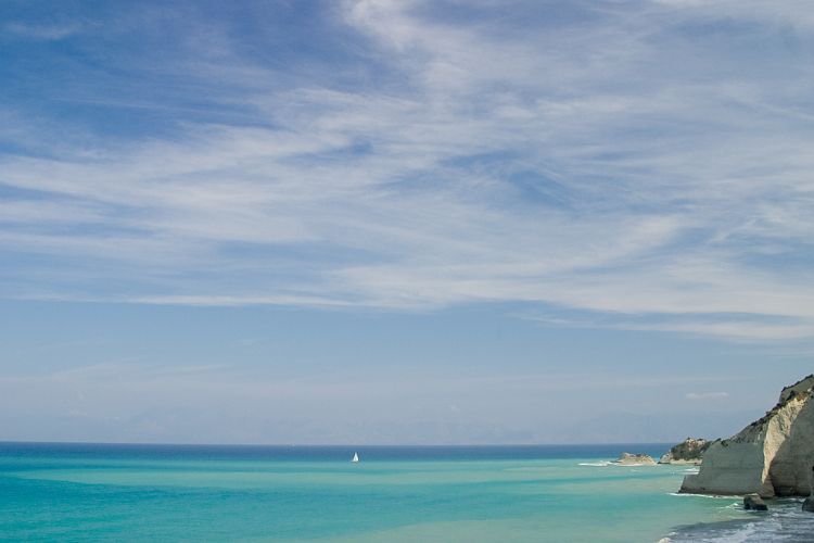 Peroulades Logas Sunset Beach (Korfu - Nordwesten)