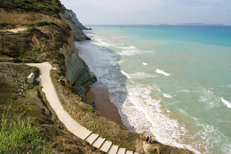 Peroulades Logas Sunset Beach (Korfu - Nordwesten)