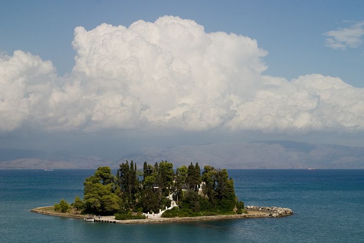 Pontikonissi (Museinsel) (Korfu - Sden)