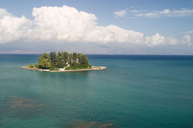 Pontikonissi (Museinsel) (Korfu - Sden)