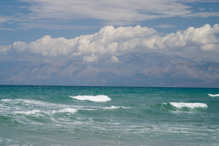 Strand von Acharavi (Korfu - Strandwanderung)