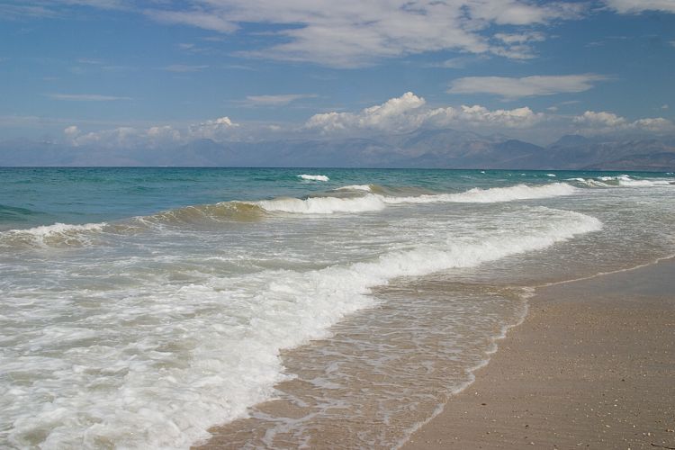 Strand von Acharavi (Korfu - Strandwanderung)