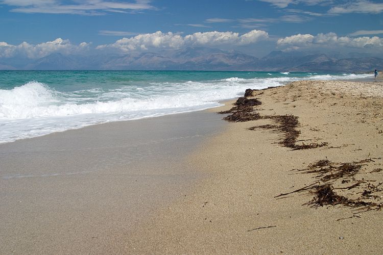 Strand von Acharavi (Korfu - Strandwanderung)