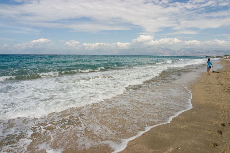 Strand von Acharavi (Korfu - Strandwanderung)