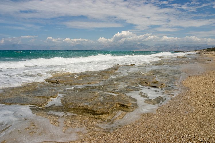Strand von Acharavi (Korfu - Strandwanderung)