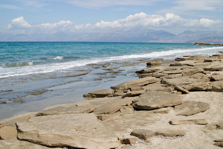 Strand von Acharavi (Korfu - Strandwanderung)