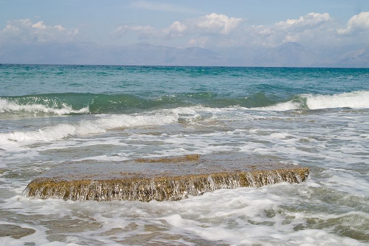 Strand von Acharavi (Korfu - Strandwanderung)
