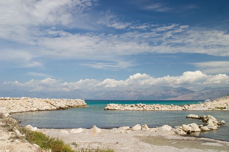 Strand von Acharavi (Korfu - Strandwanderung)