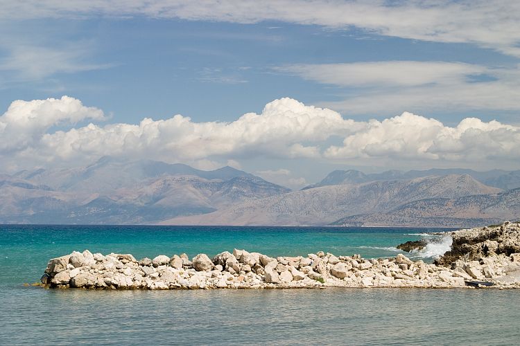 Strand von Acharavi (Korfu - Strandwanderung)