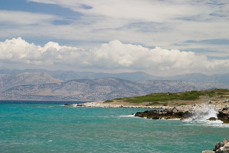Strand von Acharavi (Korfu - Strandwanderung)