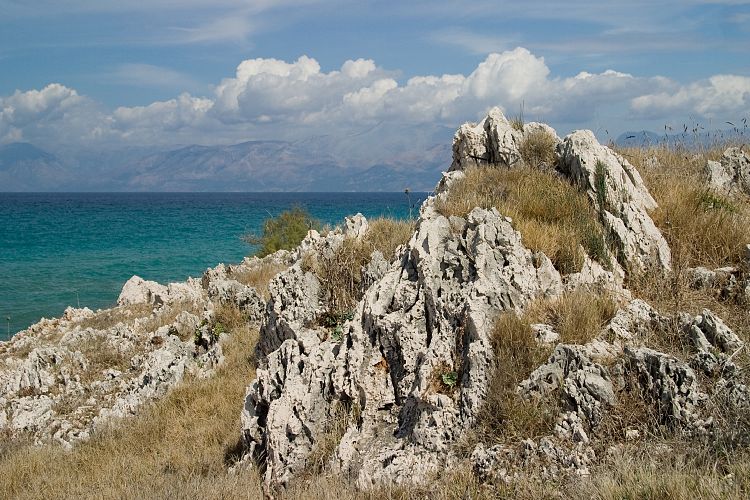 Strand von Acharavi (Korfu - Strandwanderung)