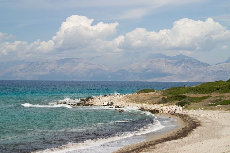 Strand von Acharavi (Korfu - Strandwanderung)