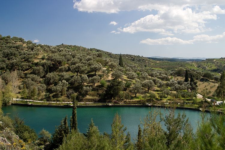 Forellensee beim Kloster Agios Nikolaos (Kreta - Knossos und Mires)