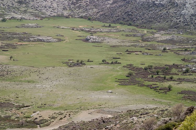 Weg zur Ideon Andron (Kreta - Fahrt Nida-Hochebene)