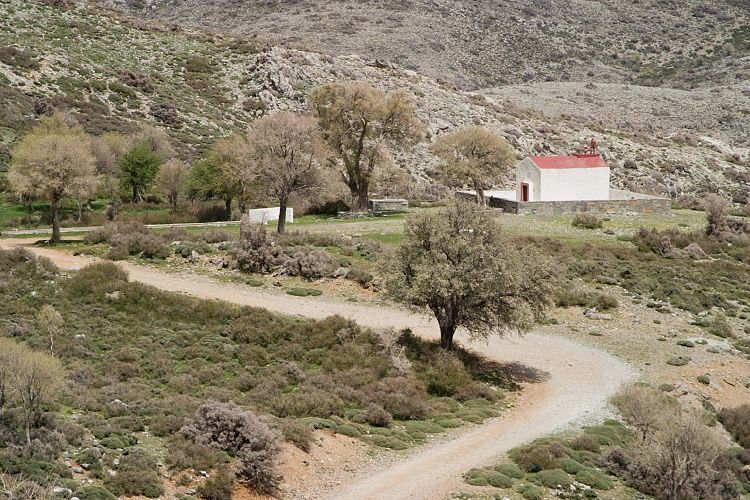 Weg zur Ideon Andron (Kreta - Fahrt Nida-Hochebene)