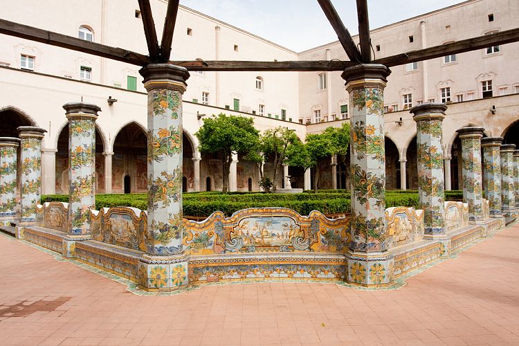 Neapel * Chiostri di Santa Chiara (Italien - Herkulaneum & Neapel)