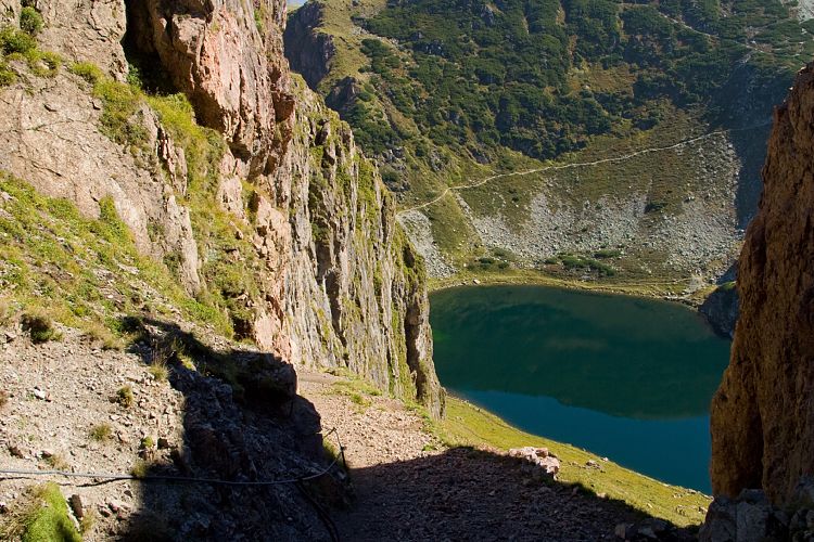 Abstieg zum Wildseelodersee (Pillerseetal - Wanderung)
