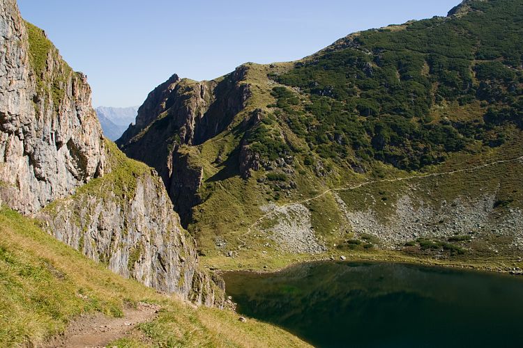 Abstieg zum Wildseelodersee (Pillerseetal - Wanderung)