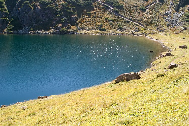 Abstieg zum Wildseelodersee (Pillerseetal - Wanderung)