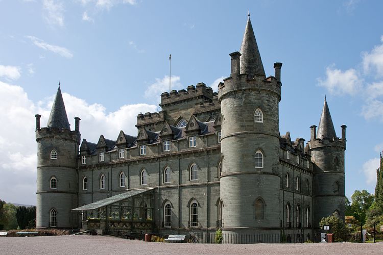 Inveraray Castle (Schottland - Loch Lomond - Loch Ness)
