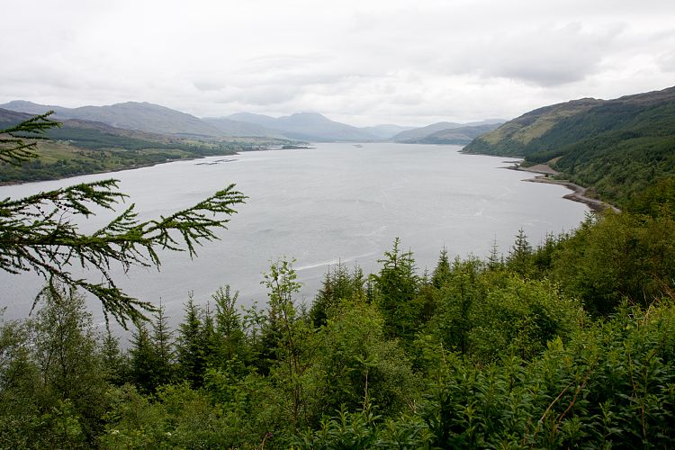 Loch Carron (Schottland - Isle of Skye - Laide)