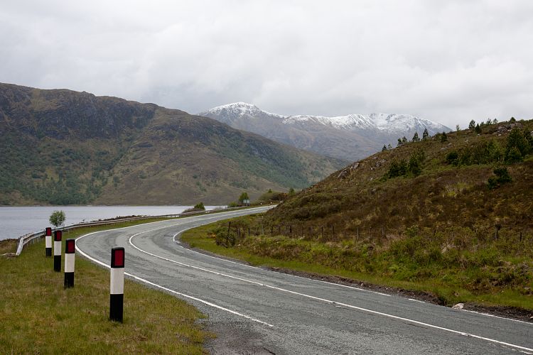 Loch Cluanie (Schottland - Loch Ness - Isle of Skye)
