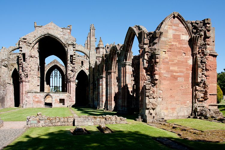 Melrose Abbey (Schottland - Border Abbeys)