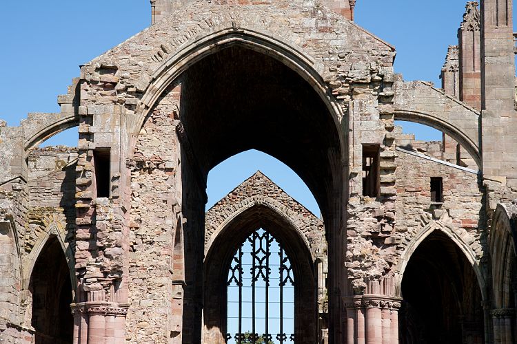 Melrose Abbey (Schottland - Border Abbeys)