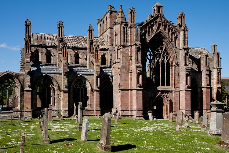 Melrose Abbey (Schottland - Border Abbeys)