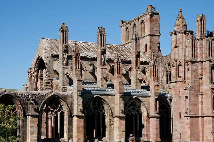 Melrose Abbey (Schottland - Border Abbeys)