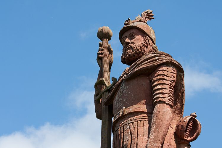 Wallace Statue (Schottland - Border Abbeys)