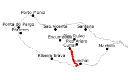 GPS-Track Curral das Freiras