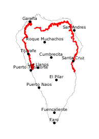 GPS-Track Der Norden