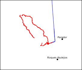 GPS-Track Wanderung um Los Roques