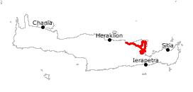 GPS-Track Umgebung von Agios Nikolaos