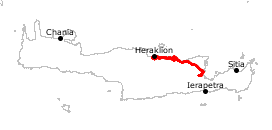 GPS-Track Agios Nikolaos, Malia und Heraklion