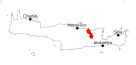 GPS-Track Fahrt zur Lassithi-Hochebene