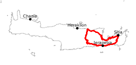 GPS-Track Rundfahrt nach Sitia und Ierapetra