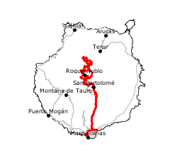 GPS-Track Roque Nublo