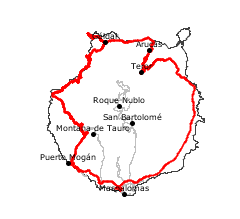 GPS-Track Inselrundfahrt