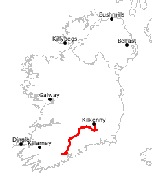 GPS-Track Rock of Cashel
