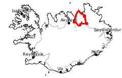 GPS-Track Myvatn und Dettifoss